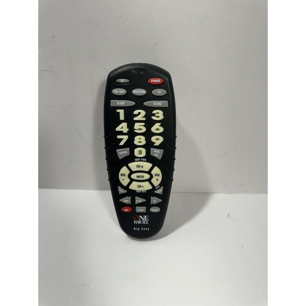 ALL IN ONE BIG EASY URC-3300B03 -‎ REMOTE CONTROL One For All Cable VCR TV DVD